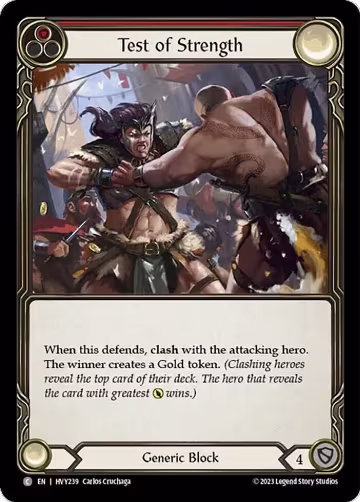 Test of Strength (HVY239), Heavy Hitters — Flesh & Blood card price
