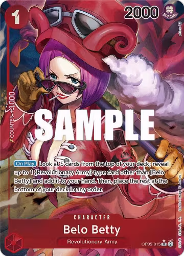 Belo Betty (015) (Alternate Art) (OP05-015), Awakening of the New Era — One Piece card price
