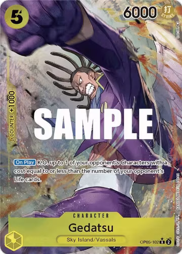 Gedatsu (Alternate Art) (OP05-102), Awakening of the New Era — One Piece card price