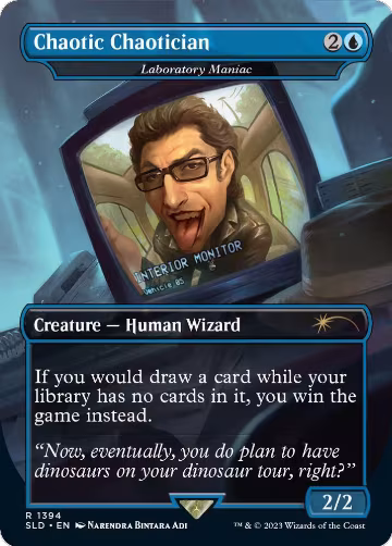 Chaotic Chaotician - Laboratory Maniac (1394), Secret Lair Drop Series — Magic card price