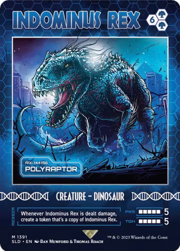 Indominus Rex - Polyraptor (1391), Secret Lair Drop Series — Magic card price
