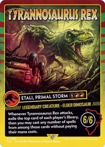 Tyrannosaurus Rex - Etali, Primal Storm (1389), Secret Lair Drop Series — Magic card price