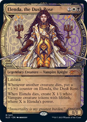 Elenda, the Dusk Rose (1411), Secret Lair Drop Series — Magic card price