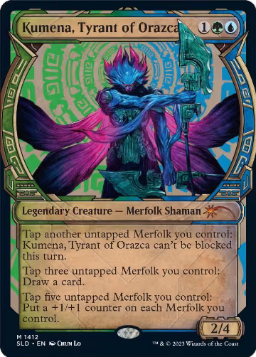 Kumena, Tyrant of Orazca (1412), Secret Lair Drop Series — Magic card price