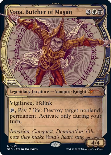 Vona, Butcher of Magan (1413), Secret Lair Drop Series — Magic card price