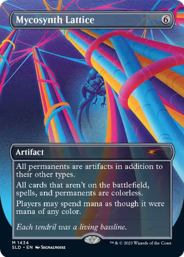 Mycosynth Lattice (1434), Secret Lair Drop Series — Magic card price