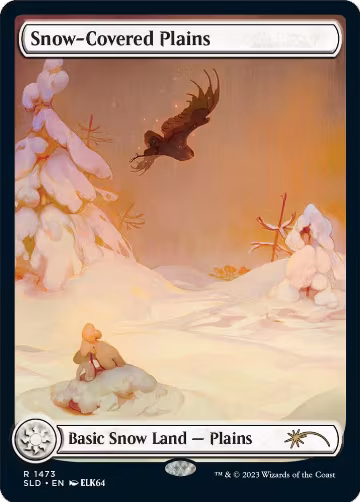 Snow-Covered Plains (1473) (1473), Secret Lair Drop Series — Magic card price