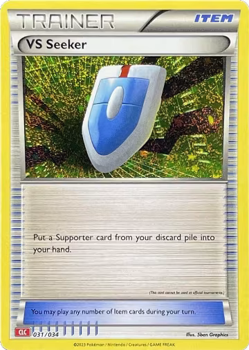 VS Seeker (CLC) (031/034), Trading Card Game Classic — Pokémon card price