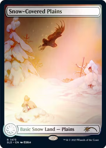 Snow-Covered Plains (1473) (Rainbow Foil) (1473), Secret Lair Drop Series — Magic card price
