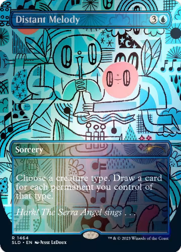 Distant Melody (1464) (Rainbow Foil) (1464), Secret Lair Drop Series — Magic card price