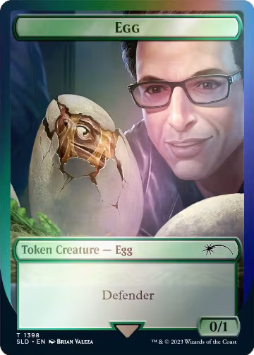 Egg Token (Rainbow Foil) (1398), Secret Lair Drop Series — Magic card price