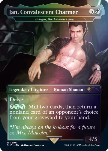 Ian, Convalescent Charmer - Tasigur, the Golden Fang (Rainbow Foil) (1396), Secret Lair Drop Series — Magic card price