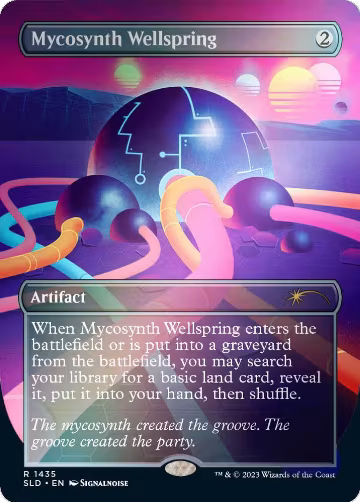 Mycosynth Wellspring (Rainbow Foil) (1435), Secret Lair Drop Series — Magic card price