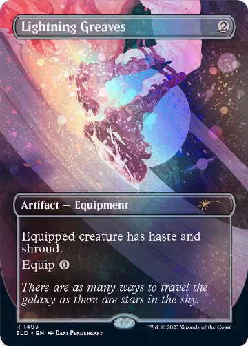 Lightning Greaves (1493) (Galaxy Foil) (1493), Secret Lair Drop Series — Magic card price