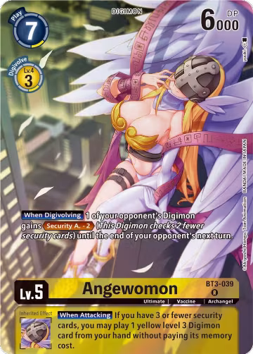 Angewomon - BT3-039 (Gift Box 2023) (BT3-039 R), Release Special Booster 1.0 — Digimon card price