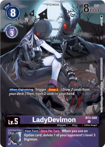 LadyDevimon - BT3-088 (Gift Box 2023) (BT3-088 R), Release Special Booster 1.0 — Digimon card price