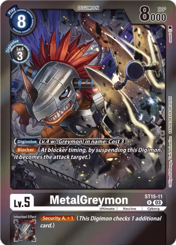 MetalGreymon (Gift Box 2023) (ST15-11 R) — card price