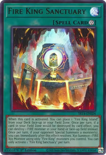 Fire King Sanctuary (SR14-EN024) — card price