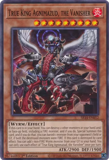 True King Agnimazud, the Vanisher (SR14-EN012), Structure Deck: Fire Kings — Yu-Gi-Oh! card price