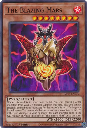 The Blazing Mars (SR14-EN015), Structure Deck: Fire Kings — Yu-Gi-Oh! card price