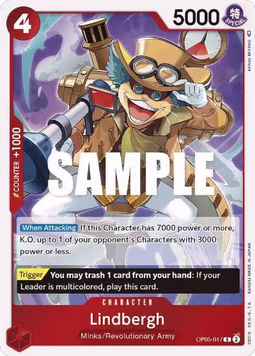 Lindbergh (OP05-017), Awakening of the New Era — One Piece card price