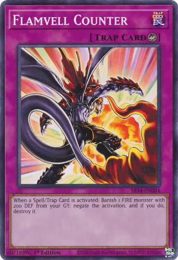 Flamvell Counter (SR14-EN034), Structure Deck: Fire Kings — Yu-Gi-Oh! card price