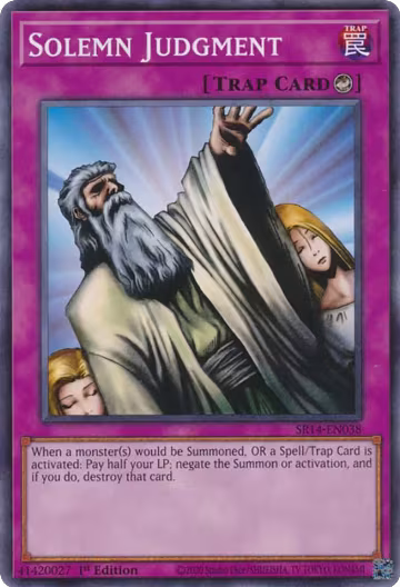 Solemn Judgment (SR14-EN038) — card price