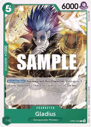 Gladius (OP05-025), Awakening of the New Era — One Piece card price