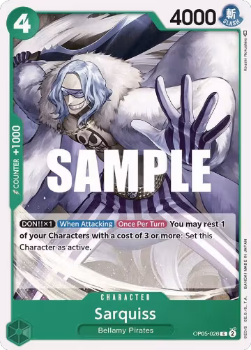 Sarquiss (OP05-026), Awakening of the New Era — One Piece card price