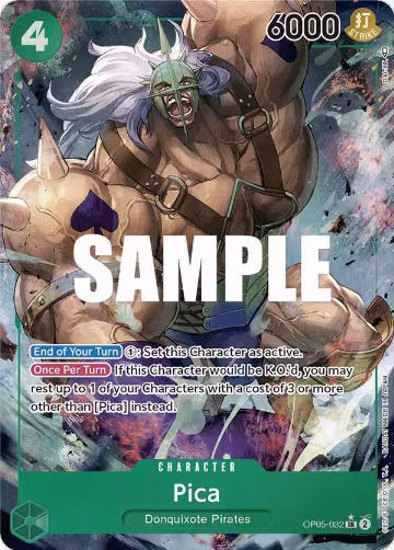 Pica (Alternate Art) (OP05-032), Awakening of the New Era — One Piece card price