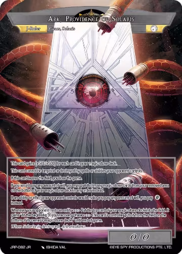 Ark, Lord of Solaris // Ark, Providence of Solaris (JRP-082 JR), Judgment of the Rogue Planet — Force of Will card price
