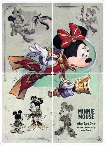Minnie Mouse - Wide-Eyed Diver Puzzle Insert (Set of 4), Rise of the Floodborn — Lorcana card price
