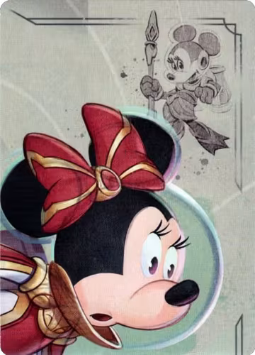 Minnie Mouse - Wide-Eyed Diver Puzzle Insert (Top Right), Rise of the Floodborn — Lorcana card price