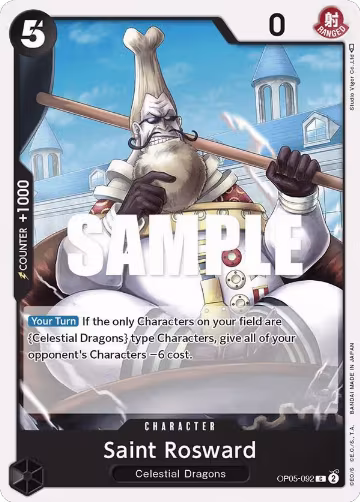 Saint Rosward (OP05-092), Awakening of the New Era — One Piece card price
