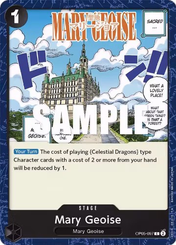 Mary Geoise (OP05-097), Awakening of the New Era — One Piece card price
