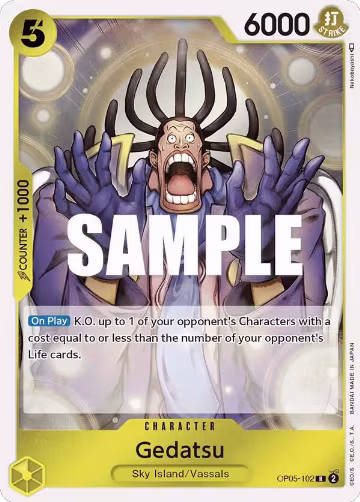 Gedatsu (OP05-102), Awakening of the New Era — One Piece card price