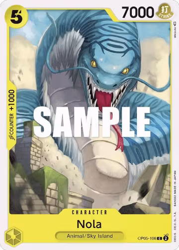 Nola (OP05-108), Awakening of the New Era — One Piece card price