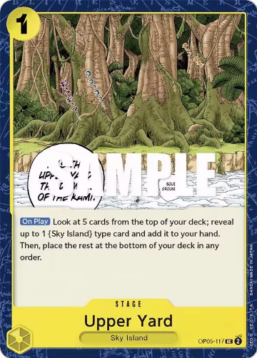 Upper Yard (OP05-117), Awakening of the New Era — One Piece card price