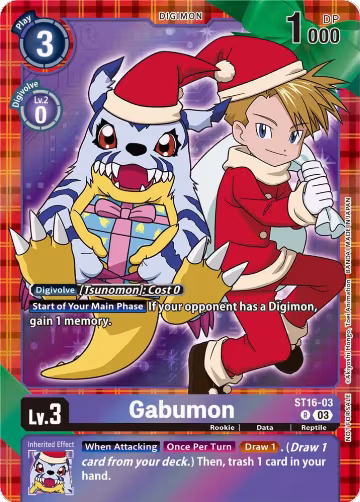 Gabumon (Winter Holiday 2023) (ST16-03 R) — card price