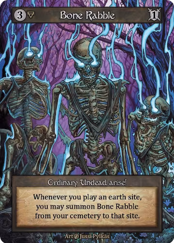 Bone Rabble (Store Alternate Art Promo), Beta — Sorcery card price