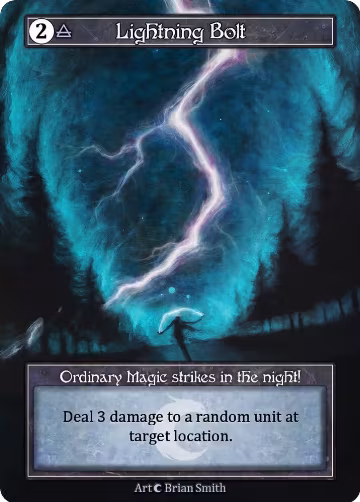 Lightning Bolt (Team Covenant Promo) (Foil), Beta — Sorcery card price
