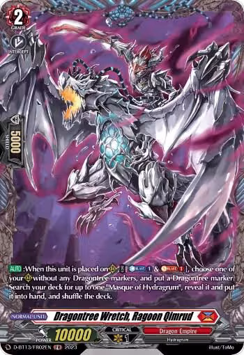 Dragontree Wretch, Ragoon Qimrud (FR) (D-BT13/FR02EN), D-BT13: Flight of Chakrabarthi — Vanguard card price