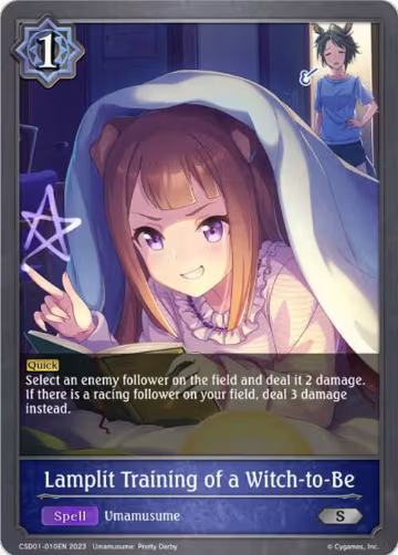 Lamplit Training of a Witch-to-Be (CSD01-010EN), Ready, Set, Umamusume! — Shadowverse card price
