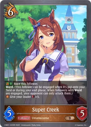 Super Creek (CSD01-023EN), Ready, Set, Umamusume! — Shadowverse card price