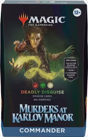 Murders at Karlov Manor Commander Deck - Deadly Disguise, Commander: Murders at Karlov Manor — Magic sealed product price