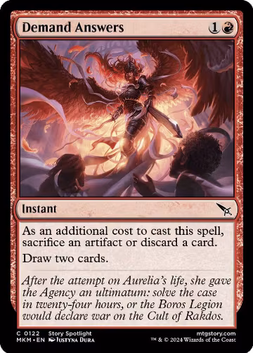 Demand Answers (122), Murders at Karlov Manor — Magic card price