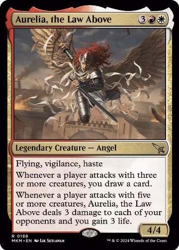 Aurelia, the Law Above (188), Murders at Karlov Manor — Magic card price