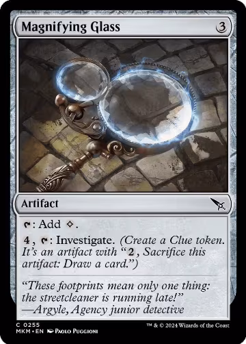 Magnifying Glass (255), Murders at Karlov Manor — Magic card price