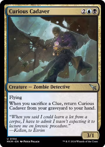 Curious Cadaver (194), Murders at Karlov Manor — Magic card price