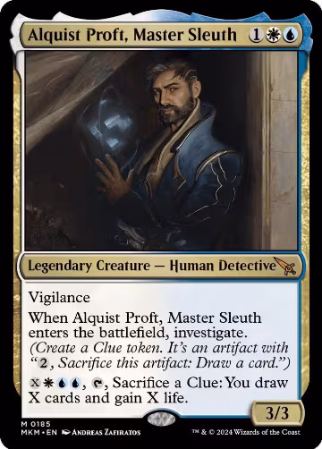 Alquist Proft, Master Sleuth (185), Murders at Karlov Manor — Magic card price